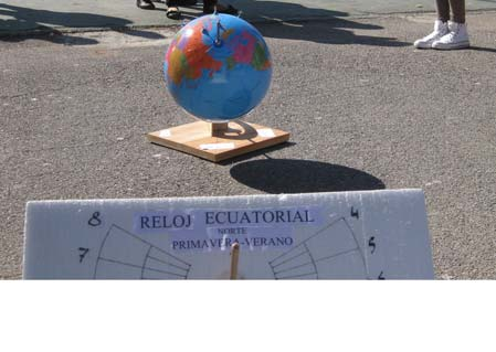 del ecuador terrestre, durante todo el día y como consecuencia ilumina la Tierra hasta los
