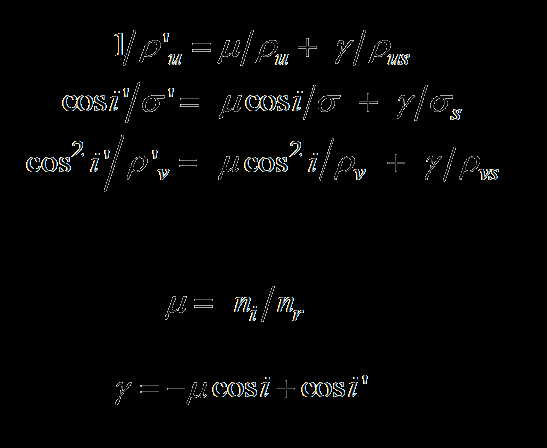 .- TRAZADO GENERALIZADO A partir de la ley de Snell vectorial y las ecuaciones de