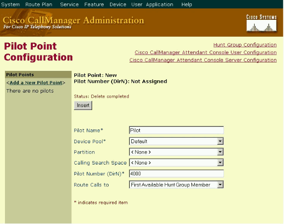 2. Ingrese las configuraciones apropiadas en la ventana de configuración de pilot point. En este ejemplo, el nombre dado para el pilot point es piloto.