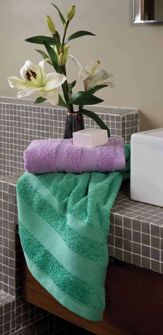 Las mismas combinan con los diferentes estilos de decoración de los espacios de baño, así como con las sábanas Arco Iris.