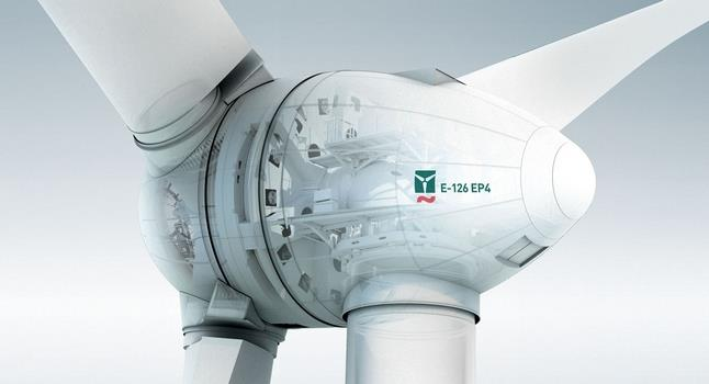 yield [MWh/a] La nueva ENERCON E-126 EP4 La E-126 EP4 es la primera versión de la nueva plataforma de 4-MW Tipo: E-126 EP4 Potencia nominal: 4,200 kw Diámetro del rotor: 127m Alturas de buje: 135m,