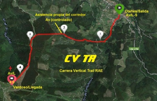 Este año las carreras eran: 30 Abril en Otañes, Castrourdiales, Cantabría Vertical Trail Rae, 4,5 km y 709m+ 11