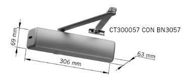 » Válvula independiente para el freno a la apertura.» Modelo CT300C36 con retardo al cierre.» Regulación de salida del eje de 14mm.