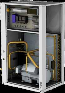 tecnología en refrigeración intarcube compresor semihermético Descripción y características Unidades y centrales de refrigeración con condensación centrífuga, de construcción compacta, para media y