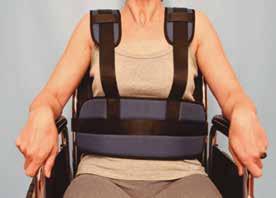 Cinturón Silla Tirantes 2102 INDICACIONES: Proporciona estabilidad y seguridad al usuario de sillas de ruedas o sillón geriátrico de forma que se evite que el paciente pueda resbalar o desplazarse  