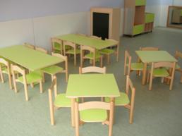 Mobiliario escolar ágora. Características técnicas Normativa Mesas y sillas fabricadas conforme a la normativa europea UNE ENV 1729-1.