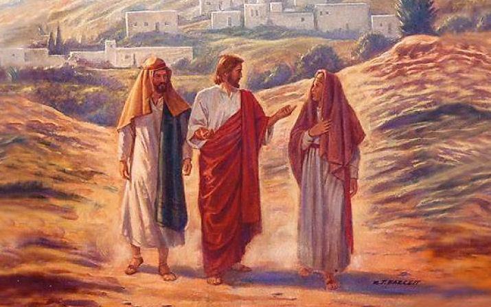 Del Evangelio según san Lucas 24, 25-27 Entonces Jesús les dijo: " Qué insensatos son ustedes y qué duros de corazón para creer todo lo anunciado por los profetas!