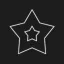 estrella de 5 puntas de 1,5 m + 1 estrella de 0,75 m Composición de una estrella de 5 puntas