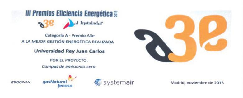 memoria de actividades 2016 CAPÍTULO 1 Introducción FIGURA 1 Certificado UNE-EN ISO 50001 La UNEFE ha desarrollado diversos proyectos relacionados con la gestión de la energía, con los cuales ha