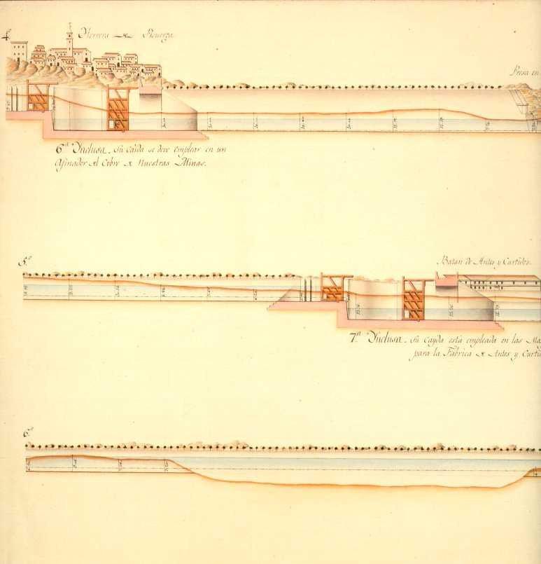 Foto 2.7. Plano de la esclusa cercana a Herrera de Pisuerga.