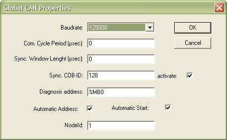 Pag:4 Inserción de elemento CAN Configurados los parámetros del controlador de CAN se procede a insertar un elemento CAN master (configuración canal de la tarjeta a utilizar).