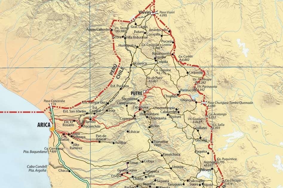 Conexión Internacional con Perú y Bolivia Paso Chacalluta (Perú) Paso Tambo Quemado