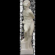 Se trata de una escultura de bulto redondo, realizada en mármol de 229 cm de alto, con la postura en contraposto, se dice que tiene influencia de Laocoonte y sus hijos.
