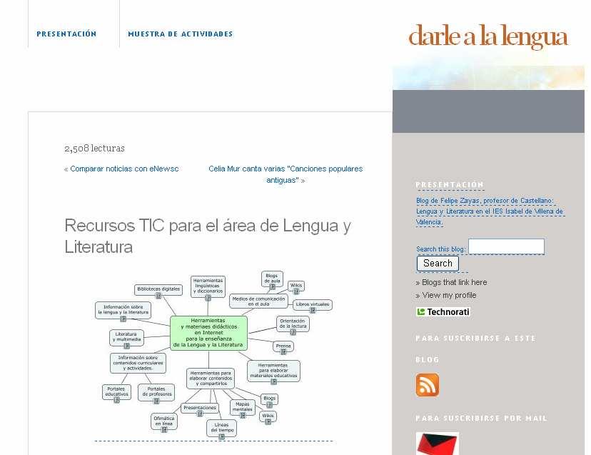 Blog Darle a la Lengua http://www.