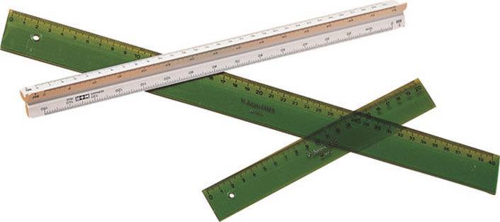 LA REGLA GRADUADA La regla graduada se utiliza para medir y transportar magnitudes lineales.