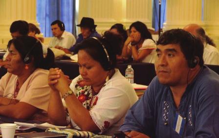 3. Solicitamos se lleve a cabo una consulta a las regiones sobre el mandato, composición y formas de participación del Foro o en coordinación con las Cumbres Indígenas de las Américas. 4.
