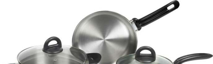 Cookware sets and open stock design