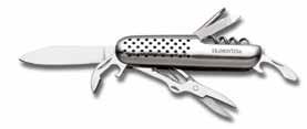 clam pack (2 1/3 ) Pocketknife 9 functions - stainless steel handle Navaja 9 funciones -