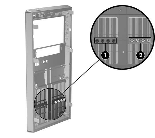 Instalación de unidades adicionales Cuando instale unidades adicionales, siga estas directrices: La unidad de disco duro Serial ATA (SATA) principal se debe conectar al conector SATA principal azul