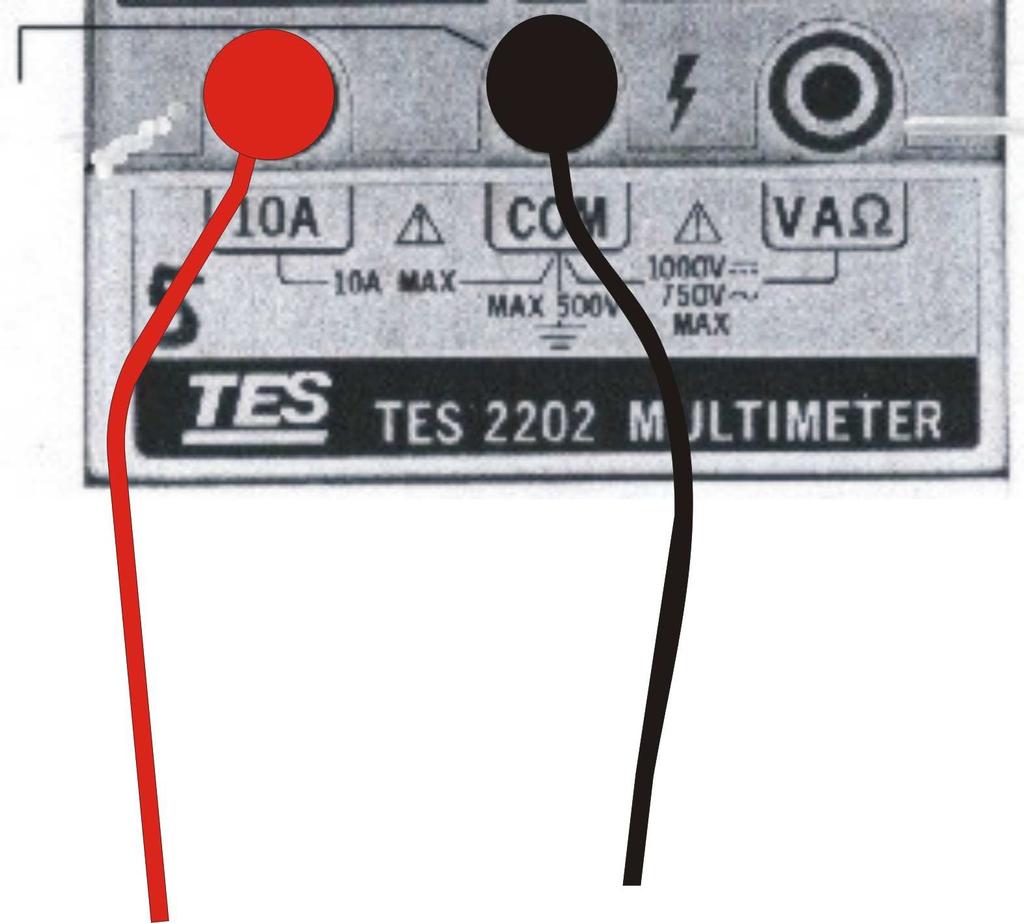 . 3º) Corte la alimentación del circuito a medir, ya que debe abrir el circuito y conecte el polímetro en serie con