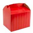 Comida Rápida Envíos a toda la república. Diseño no incluido. Caja lunch roja grande (50 piezas) Desde $548.