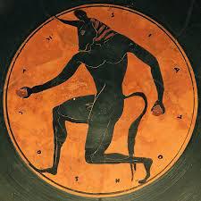 EL INOTAURO minotauro es un monstruo con cuerpo hombre y cabeza de toro. Nacióde la lación entre Pasífae, esposa de Minos, n toro.