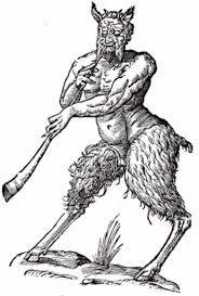 LOS SÁTIROS os sátiros eran criaturas itad hombre mitad arnero, con orejas untiagudas, cuernos en cabeza, abundante abellera, cola de cabra y l pene siempre erecto.
