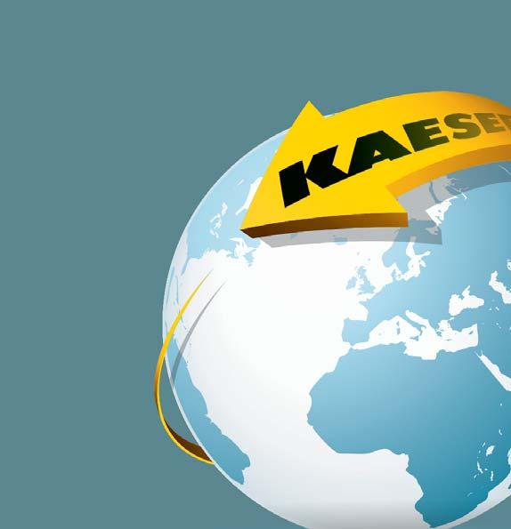 Siempre cerca de usted KAESER KOMPRESSOREN está presente en todo el mundo como uno de los fabricantes de compresores más importantes: Nuestras fi liales y nuestros