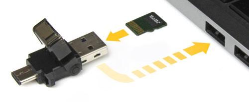 2.0 y 1.x. El adaptador de lector de tarjetas funciona con tarjetas microsd (Secure Digital), microsdhc (Secure Digital High Capacity) y Micro-SDXC (Secure Digital extended Capacity).