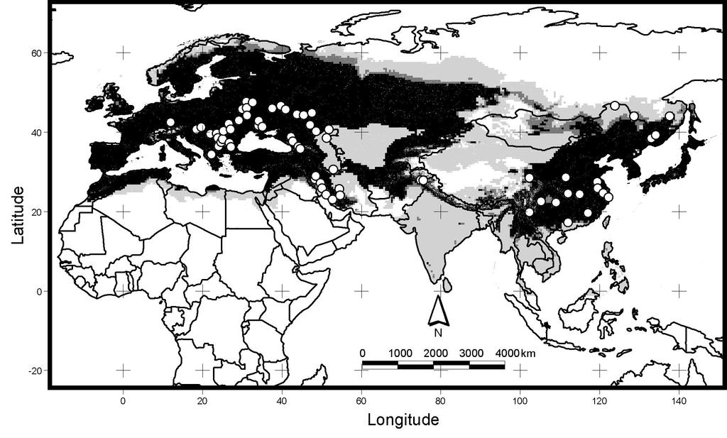 Potencial de invasión de especies exóticas Zambrano et al. 2006.