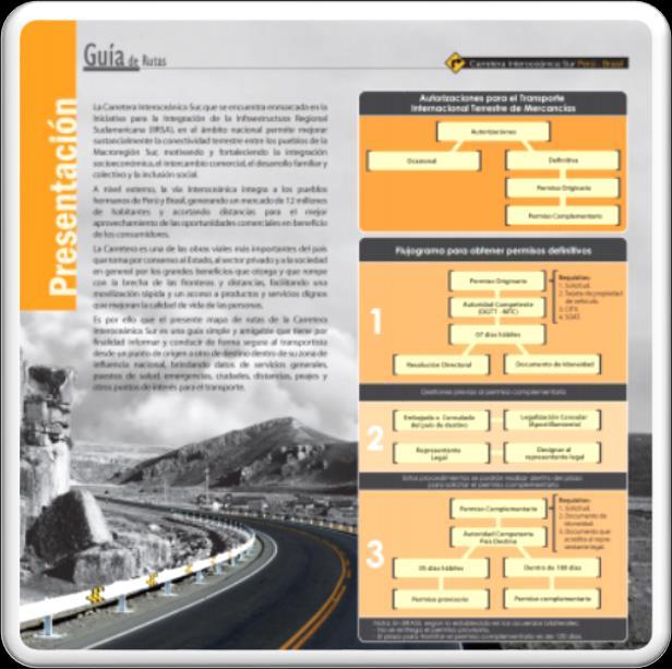 I. Documentación e información de soporte: Guía de Rutas En el año 2011,