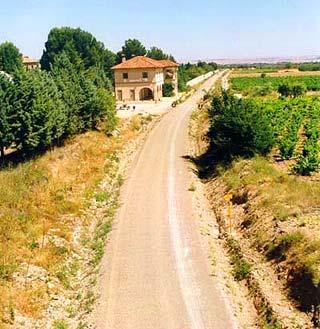 Km 22 Now we are approaching Tarazona and its station, the