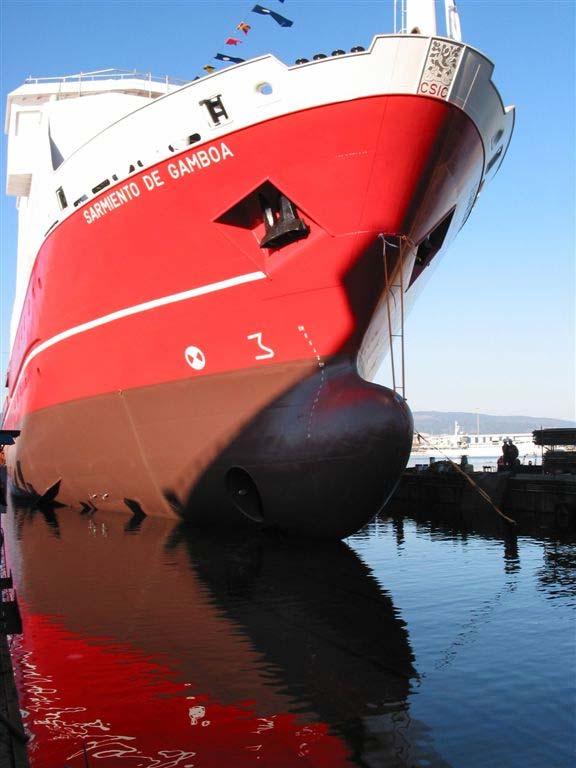 Buque de Investigación SARMIENTO DE GAMBOA El BO Sarmiento de Gamboa, es el buque de investigación oceanográfica más moderno de España, que toma su nombre del ilustre navegante, matemático y