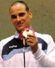 Heriberto Lopez Molotla 2002 Campeón Mundial Mano Individual Trinquete Pamplona 2004 Campeñon Copa del Mundo Mano Individual Trinkete - Bayona