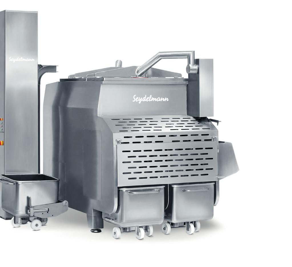 Función de cocción Mezcladora de cocción La Mezcladora de cocción calienta los productos muy rápidamente con vapor directo.