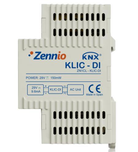 1. INTRODUCCIÓN 1.1. KLIC-DI KLIC-DI es un interfaz que permite la comunicación bidireccional entre un sistema de control domótico KNX y los sistemas de aire acondicionado de gama comercial e