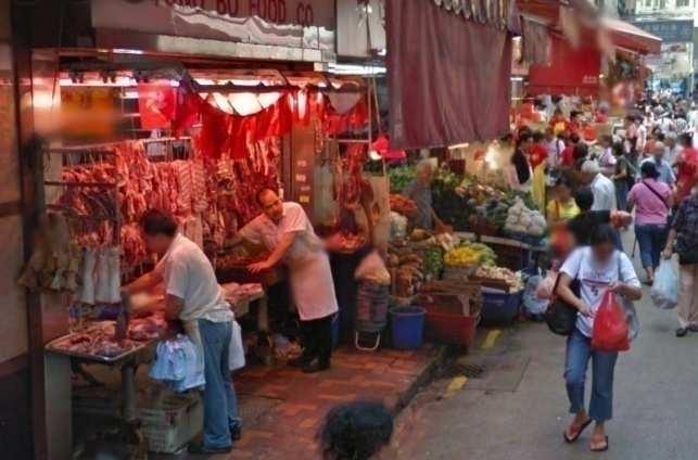 Mercados tradicionales: Existen casi tantos mercados tradicionales o húmedos como tiendas de conveniencia.