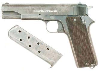 7,65 logos PLUS ULTRA y GC (Gabilondo y Cª) Pistola basada en la Colt