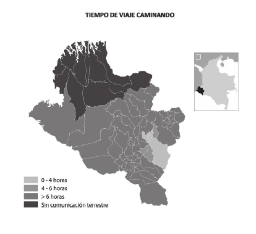 Barreras geográficas de acceso a los servicios de salud oral en el departamento de Nariño, Colombia Figura 3.