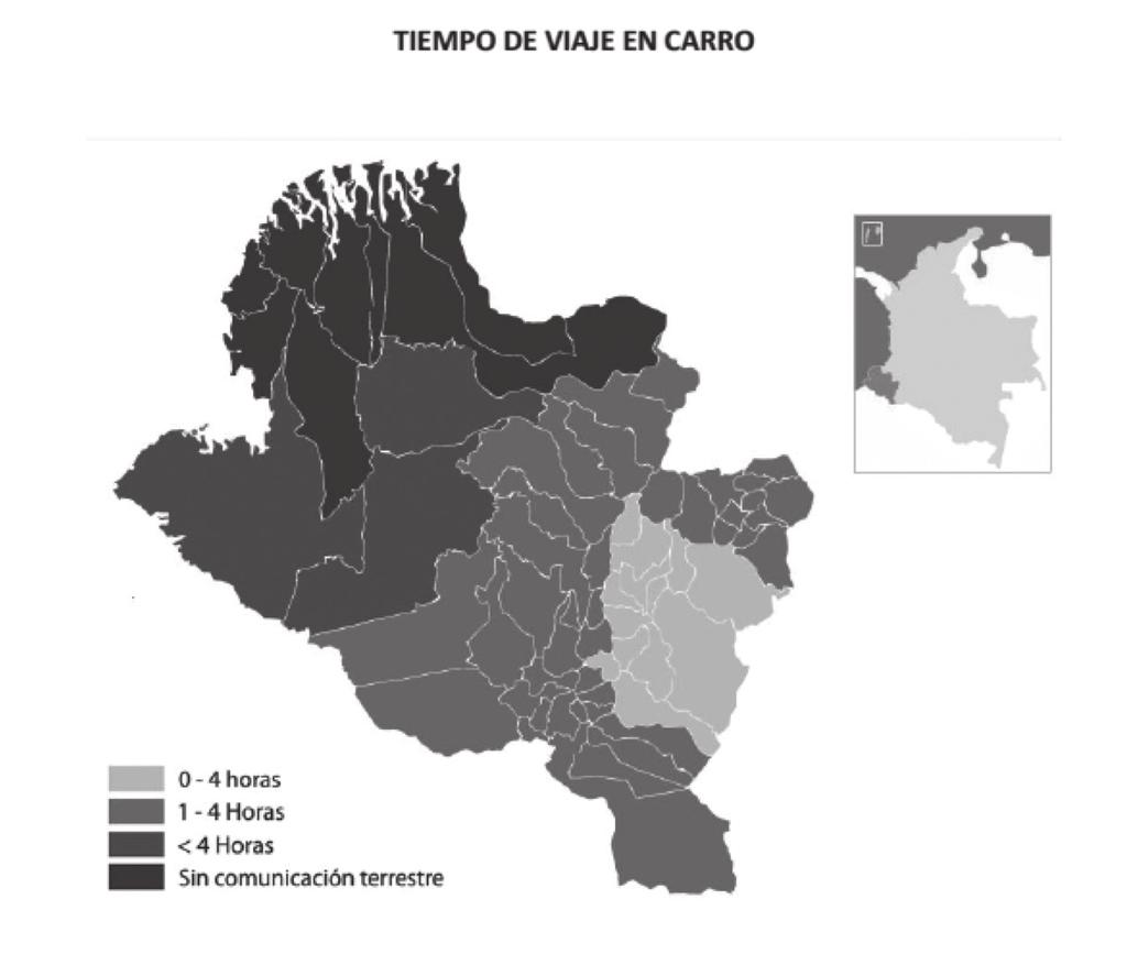 Barreras geográficas de acceso a los servicios de salud oral en el departamento de Nariño, Colombia Figura 5.