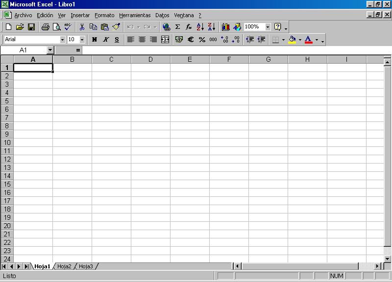 JFSG 1. La ventana de Excel Cuadro de nombres Barra de fórmulas Títulos de columnas Celda activa Títulos de filas Etiquetas de hojas 2. Definiciones básicas Celda.