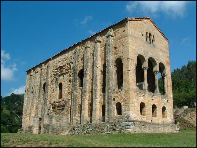 Santa María del Naranco Prerrománico asturiano. S.IX.