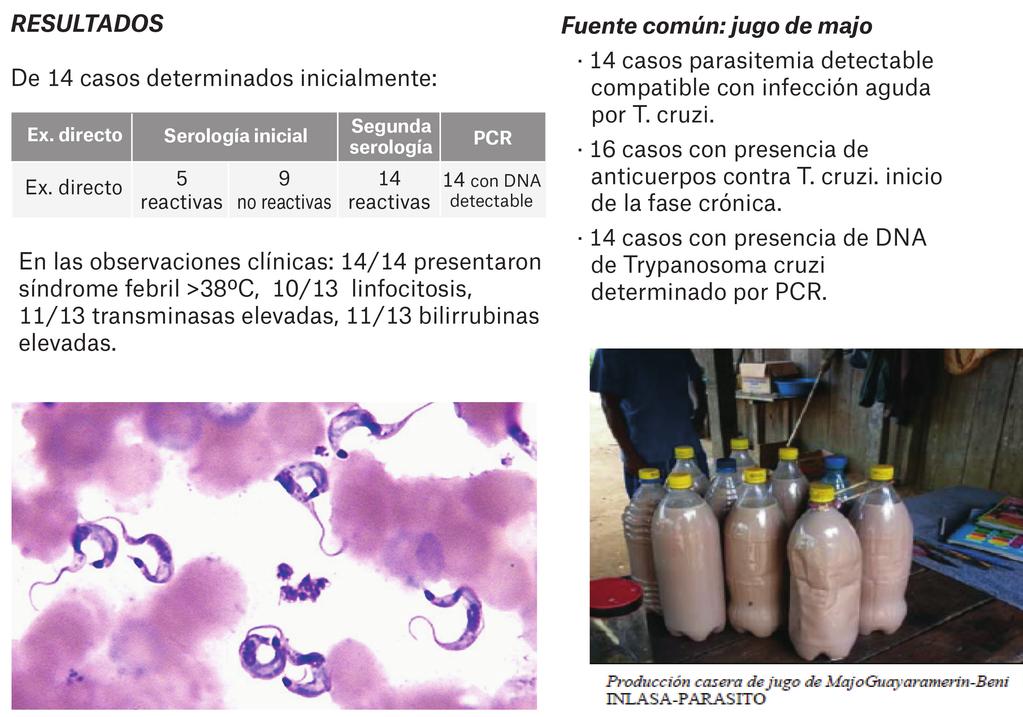 SITUACIÓN EPIDEMIOLÓGICA DE CHAGAS Figura 3. Reporte de Chagas por transmisión oral en Guayamerin. Fuente: Programa Nacional de Chagas.