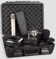 CARVIN CTM 100 Micrófono de condensador de tubo multipatrón, adecuado para grabar tanto voces como instrumentos de madera y metales, ofrece nueve ajustes diferentes para conseguir el sonido perfecto.