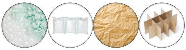 Valorar necesidades de embalaje Elegir material adecuado Aplicar técnicas de embalaje Sellar y etiquetar paquete Guía de embalaje 5 MATERIAL DE RELLENO El papel burbuja, las bolsas de aire, el cartón
