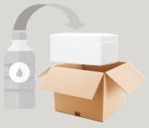 Valorar necesidades de embalaje Elegir material adecuado Aplicar técnicas de embalaje Sellar y etiquetar paquete Guía de embalaje 8 Líquidos y polvos Muchos líquidos y polvos que se encuentran
