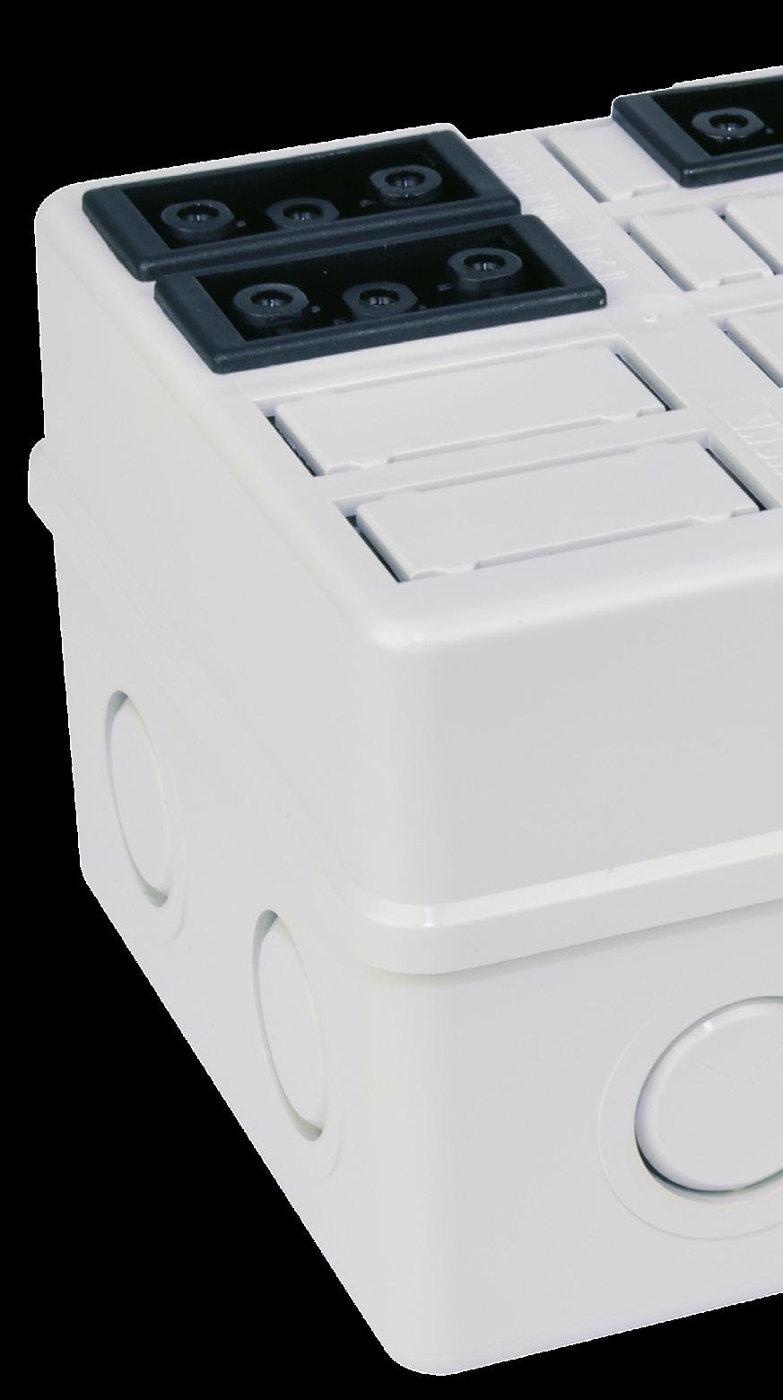 Caja de empalme WHK Conexionado rápido sin cableado: la solución plug-in para una instalación rápida en interiores Con la caja WHK, WISKA combina su competencia en el ámbito de las cajas de empalme