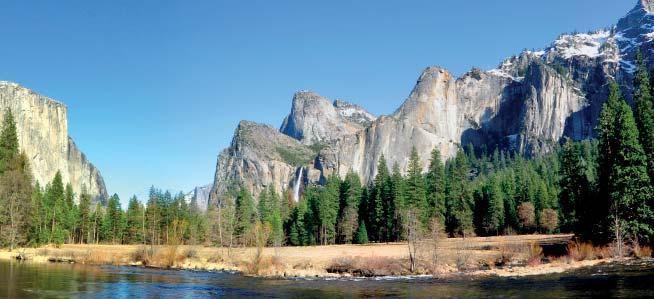 Salida hacia el Parque Nacional de Yosemite donde tenemos la oportunidad de apreciar la naturaleza en su puro esplendor. Seguimos hacia San Francisco atravesando el valle de San Joaquin.