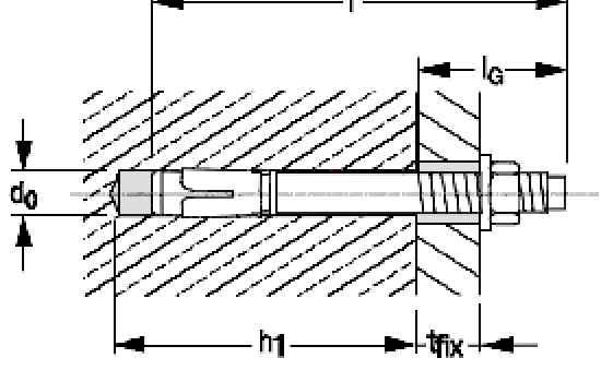 chapa : 8 mm Par de apriete: Nm PRNOS XPNSIÓN, PRNOS NLJ STRIOS e Ø 8 c/ e Ø 8 c/ e Ø 8 c/ e Ø 8 c/ e Ø 8 c/ Los pernos de expansión o los pernos de anclaje permiten sujetar cargas moderadas y