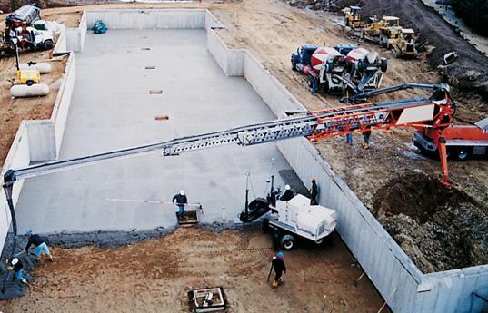 Transporte y Manejo Bandas transportadoras Usadas para: Para transportar horizontalmente el concreto o a niveles más abajo o más arriba.